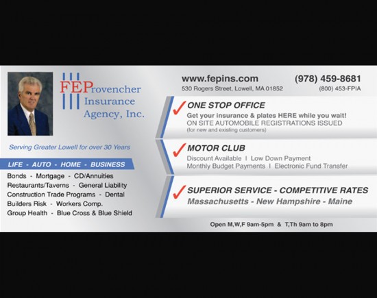 Frank Provencher Table Ad