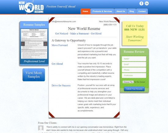 New World Resume Design