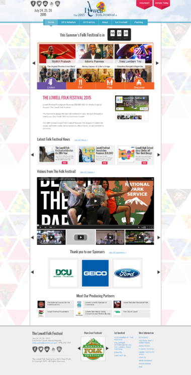 Music Festival Website Designer